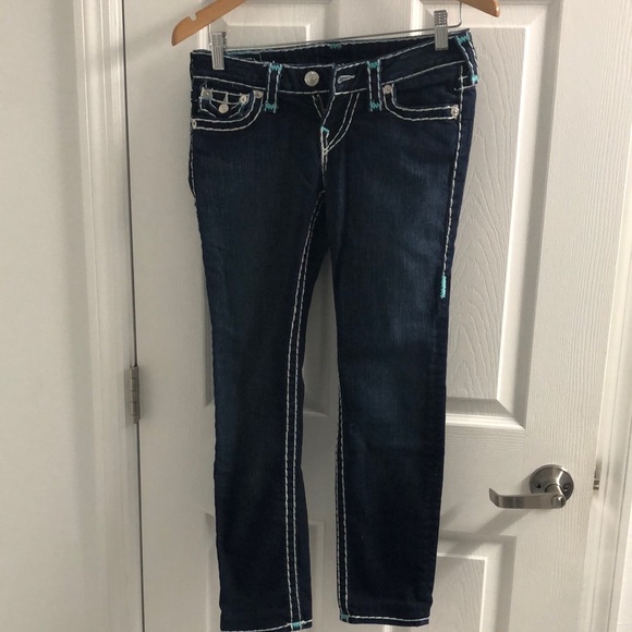 True Religion low rise Jeans in size 26, 25.5” inseam. - Picture 2 of 3